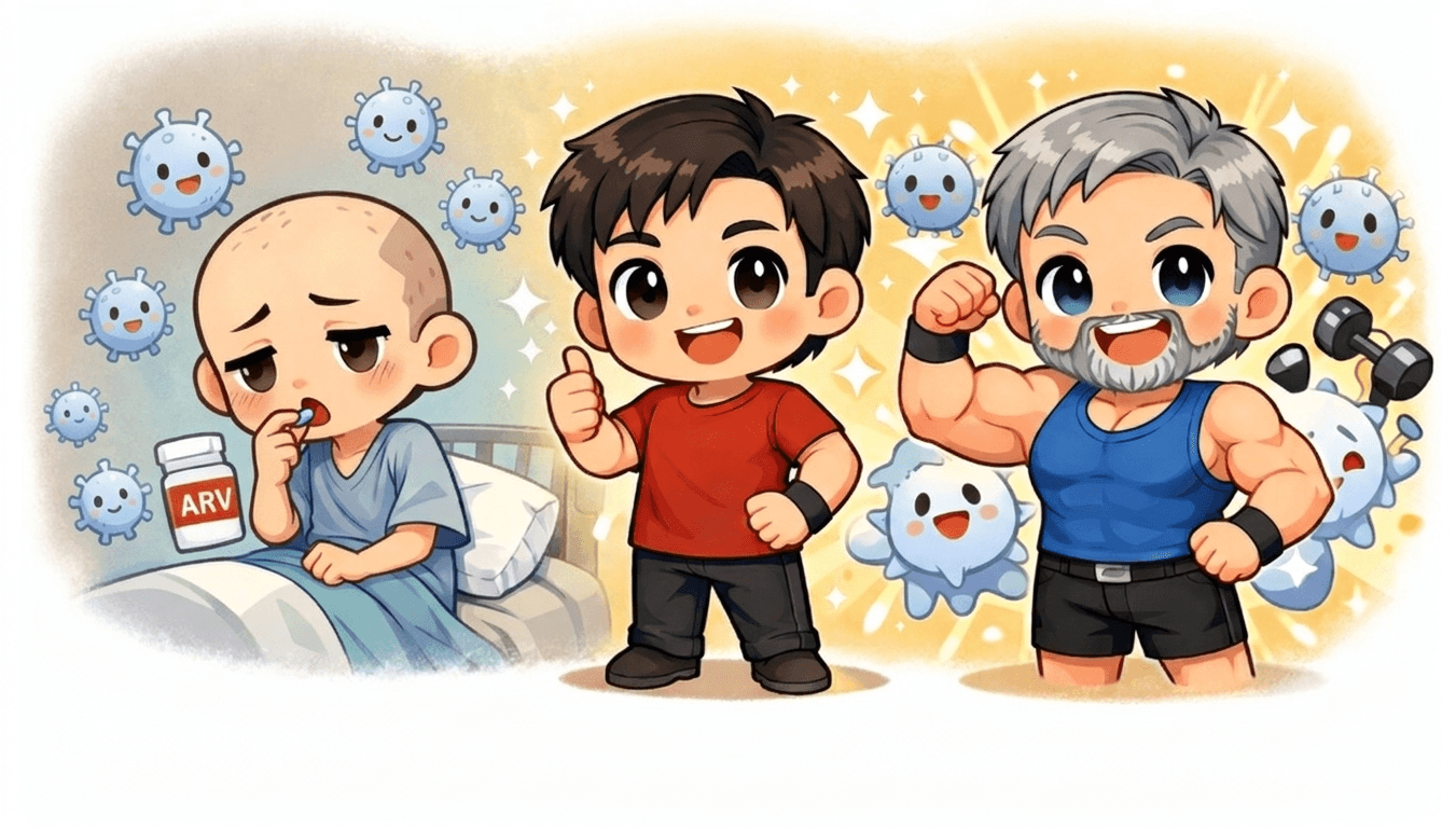 ĐIỀU TRỊ HIV LÂU DÀI 25–30 NĂM CÓ THỂ TRẺ HÓA TẾ BÀO MIỄN DỊCH