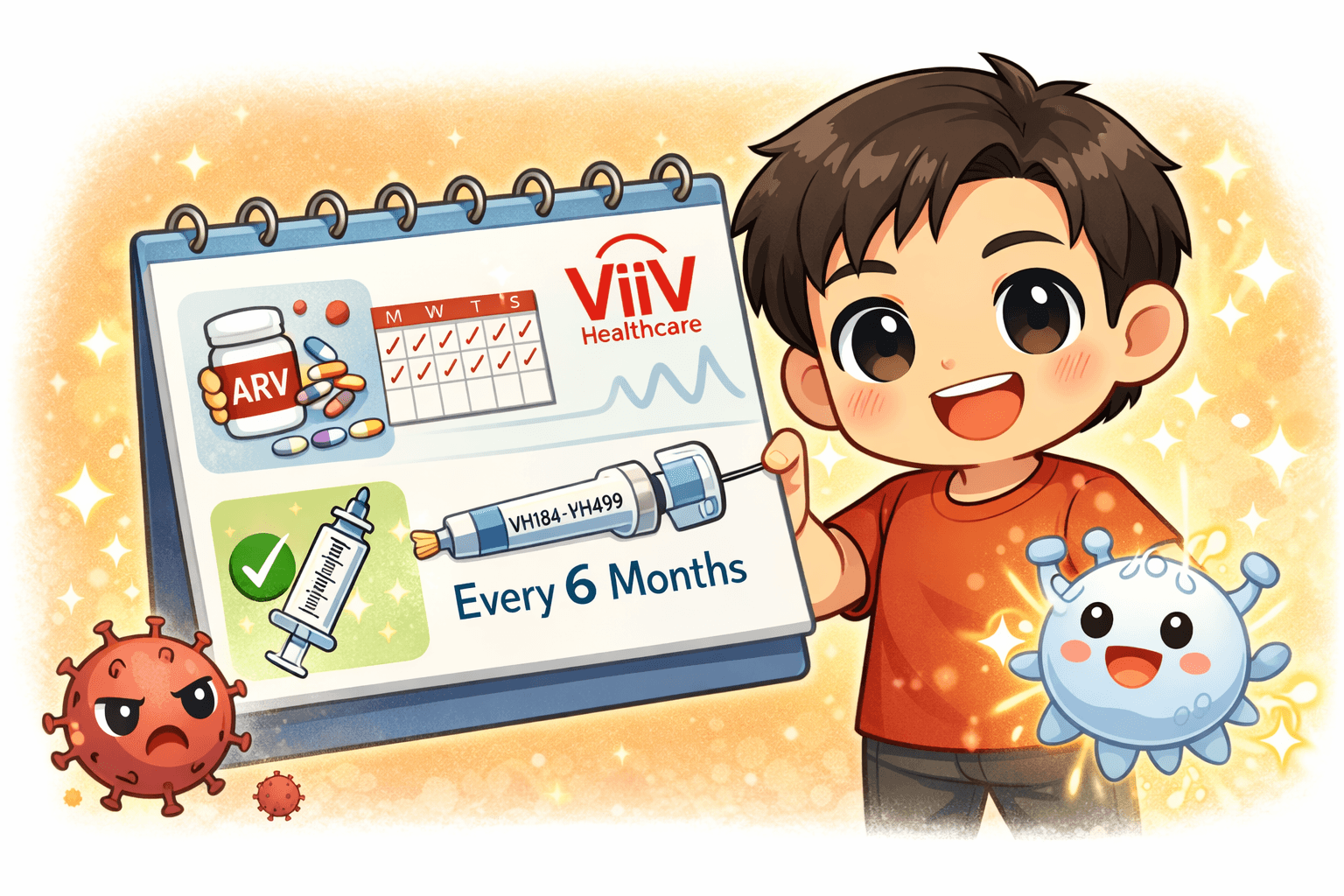 VH184 VÀ VH499: PHÁC ĐỒ TIÊM 6 THÁNG MỘT LẦN THẾ HỆ MỚI TỪ VIIV HEALTHCARE